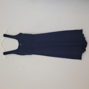 Enfocused Studio Navy Blue Spaghetti Strap Dress 8